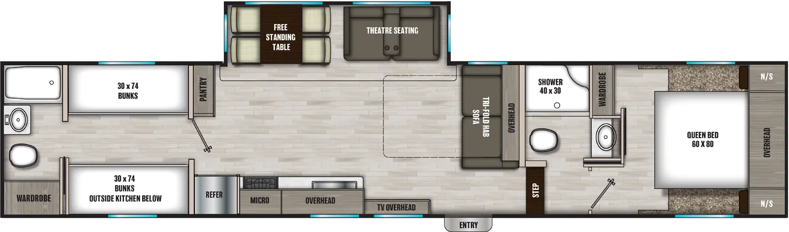 Phoenix 368TBH Floorplan